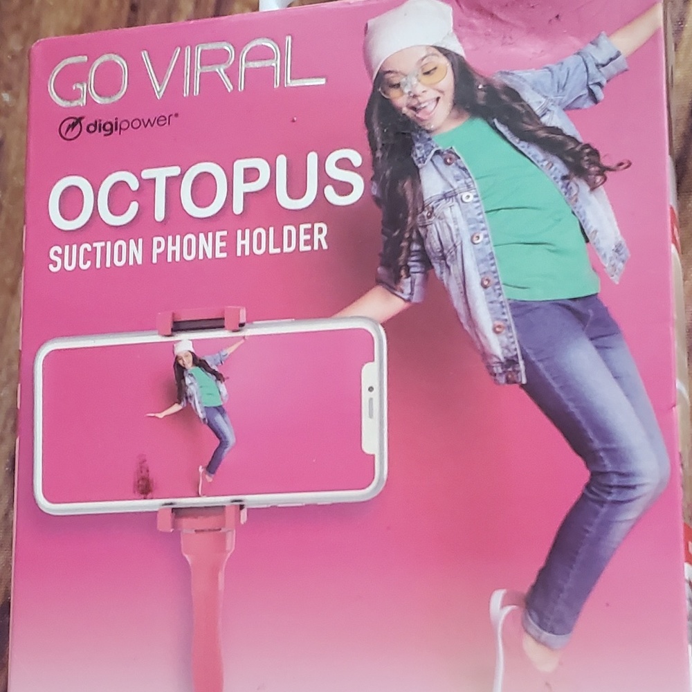 Octopus Suction Phone Holder new in box